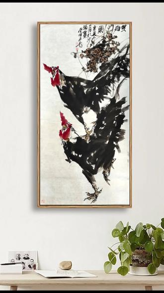 #国画写意原创 #写意中国
双鸡图,感谢谢老师!
@槟榔哥