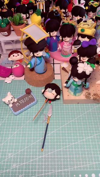 粘土与子成说系列-项羽(下)#囡茜 #与子成说 #超轻粘土 #盲盒