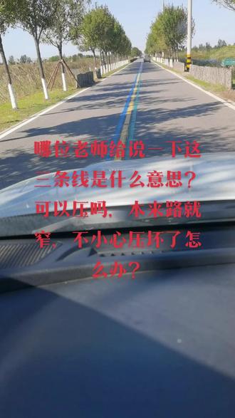 三条线是代表什么意思?求解!