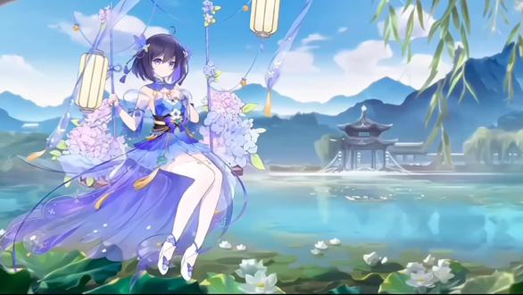 希儿-煦风轻摇看板展示#崩坏学园2