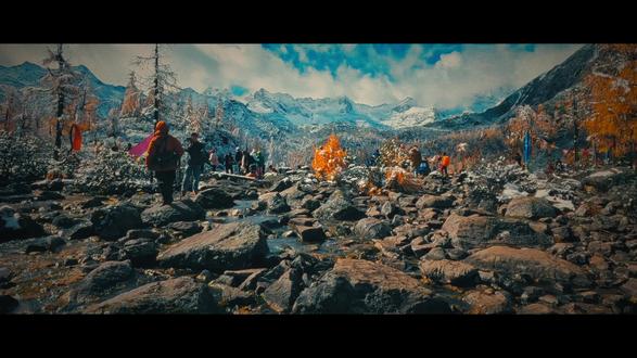 摩旅川西(六)党岭·下·葫芦海#春风800mt #风和自由 #每一帧都是壁纸 #让骑行成为一种生活 #骑行日记