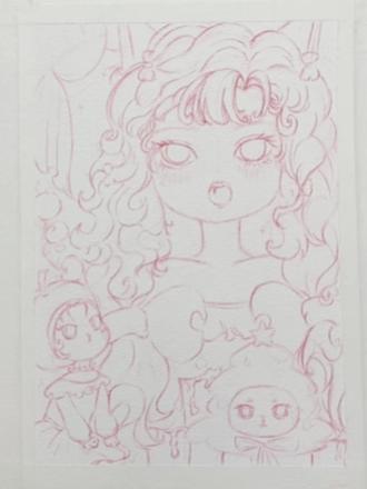 水彩人物头发教程来咯~点点关注下期继续更新#动漫手绘 #画画过程 #绘画教程 #每日一画