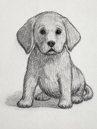 一分钟学会!超简单的画小狗方法✿ ◡‿◡✿ #零基础学画画 #一起学画画 #小狗画法 #画狗 #画小狗