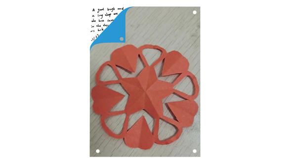 手工折纸窗花#手工制作##短视频#我要上热门