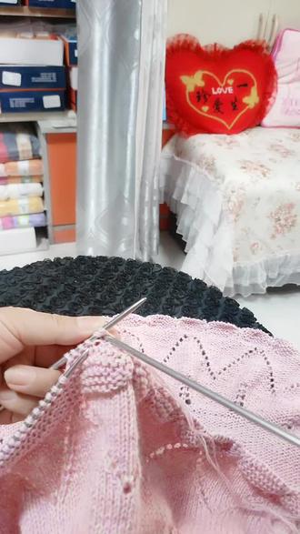 搓衣板波浪形简单收针方法#手工编织 #手工毛线编织