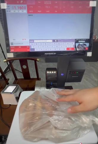 银豹AI收银首次使用,如何学习商品?#生鲜超市 #银豹ai收银称重 AI