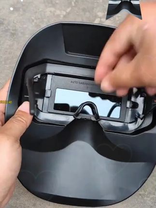 分体式电焊自动变光面罩气保焊焊工专用焊接防强光电焊防护眼镜#面罩 #面罩推荐 #变光面罩 #防护面罩 #电焊面罩