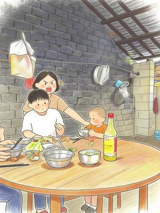 什么样的问题非要这样解决 #婆媳矛盾 #老人 #夫妻日常 #画一个故事 #歌曲樱花最美是飘落