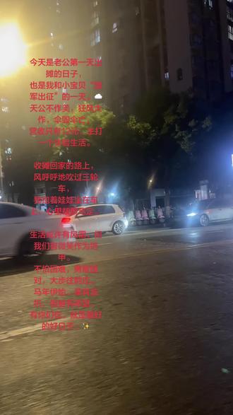 今日出摊,大风作伴,生意没做成,东西先吹跑,成功负债200。
风很大,心更凉,生活真不容易。#摆摊 #晚风很温柔 #成都 #感谢抖音我要上热门