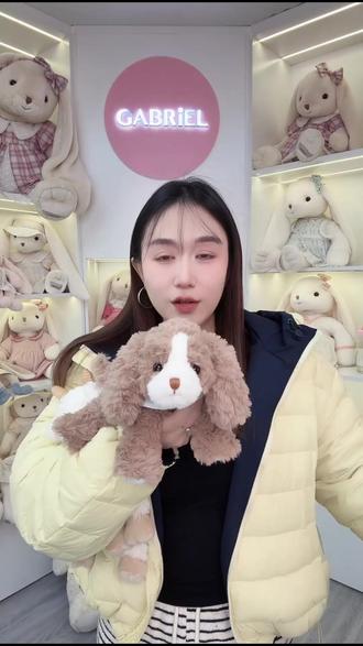 宝宝爱不释手的软萌长耳狗,出门带着也方便!