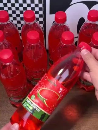 有座桔林 麒麟西瓜味汽水600mL*12瓶气泡足瓶身厚0糖0卡清爽饮品# 夏日饮品 # 好喝不贵 # 仙女都在喝什么 # 西瓜味汽水
