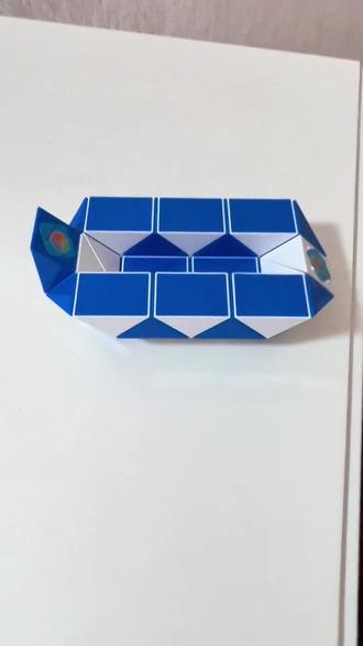 24段魔尺变小船🚤#百变魔尺 #陪娃时光