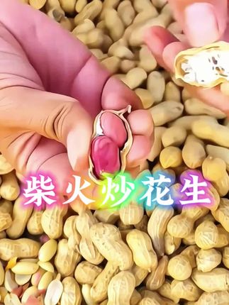 #视频同款 柴火炒花生 #每天分享 #抖音美食 #创作灵感