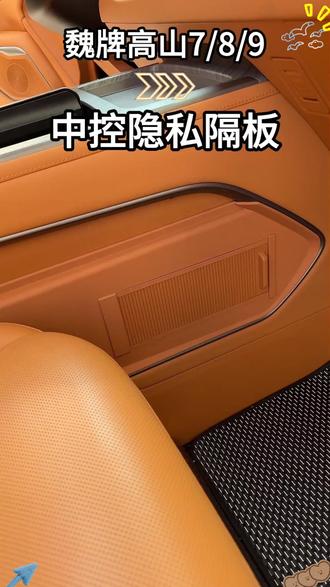 魏牌高山7/8/9专用中控下隐私储物隔板收纳置物盒车内用品改装神器配件