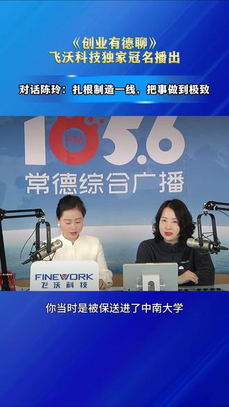 (二)对话陈玲:扎根制造一线,以匠心把每件事做到极致#飞沃科技#工匠精神 #制造业#创业有德聊