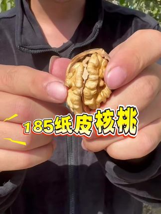 评论区告诉我,你剥核桃最快用了多久?我先来,新疆185核桃,3秒一个!#核桃 #纸皮核桃 #新疆185纸皮核桃 #中秋节 #三农