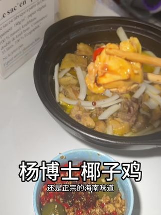 十分钟就能做出来一份正宗海南风味的椰子鸡#杨博士椰子鸡 #快来一起尝个鲜 #懒人美食