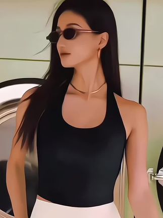 DK露背运动背心修身跑步训练美背瑜伽透气内衣美背服聚拢文胸紧身#运动女孩 #瑜伽服 #健身背心 #背心穿搭 #美背系列