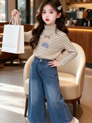 #秋日毛衣之宽松遮肉版 #秋冬基础款打底合集#秋季日常实用穿搭思路分享 #高品质童装 #骗你生女儿@抖+🔥热门dou+