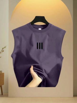 ~外贸清仓100%纯棉坎肩背心男女夏季圆领宽松无袖上衣潮#短袖推荐 #百搭上衣 #低价好物 #无袖背心 #纯棉砍刀