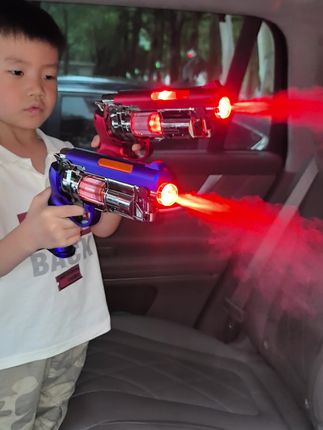 这是什么这么酷啊#喷雾电动枪 #玩具推荐