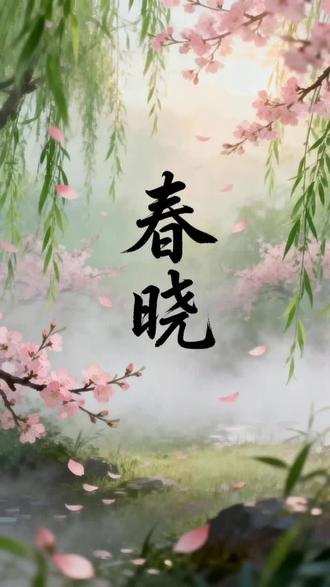 #古诗词 #古诗词鉴赏 #古诗配画 #孟浩然春晓 #孟浩然古诗
一首诗《春晓》