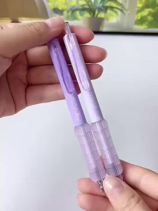 百金渐变软握减负刷题中性笔cs双珠高颜值学生速干按动笔0.5考试#学生 #中性笔 #中性笔硬笔书法练习 #震撼