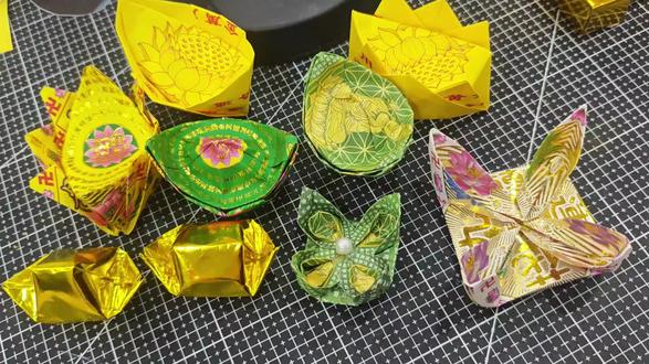 六角莲花宝折纸教程###非遗折纸