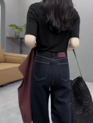 #穿搭分享 #牛仔裤穿搭 #春秋穿搭 #牛仔裤 #显高显瘦显腿长