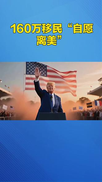 #今日热点 160万移民“自愿离美”