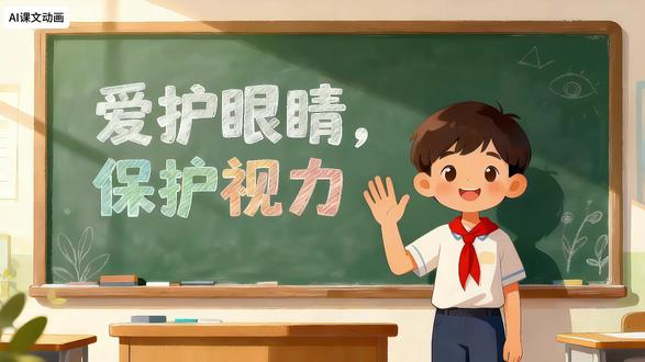 《爱护眼睛,保护视力》原创课文AI动画 欢迎来到《咕噜咕噜的课文动画》系列!用AI将课本内容变二次元动画,打造一个个充满奇遇的动画故事。这不仅仅是一份童年回忆,更是一种全新的、有趣的知识打开方式。希望这些趣味动画,能照亮你的学习之路。让我们用AI赋能孩子们的教育吧!
#保护视力 #小学生 #趣味动画 #青少年教育 #课件 @抖音小助手 @DOU+小助手