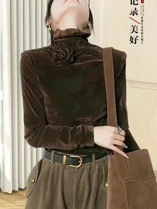 秋冬时尚百搭气质打底衫#女装穿搭 #高级感穿搭 #打底衫女 #秋冬穿搭