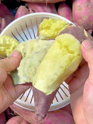 #板栗红薯 #干面粉甜 #红薯