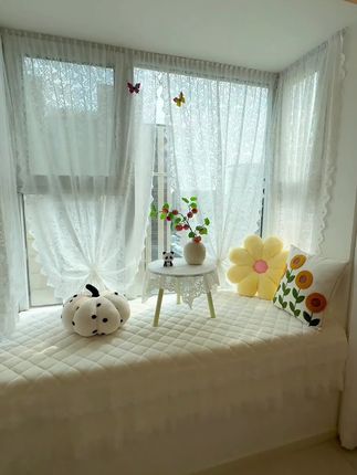 飘窗垫四季通用窗台垫防滑公主风加厚榻榻米阳台垫子卧室机洗定制
