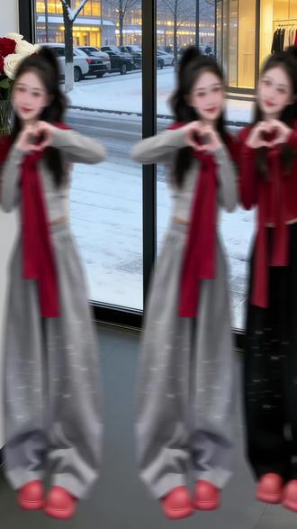 闪闪阔腿裤+长袖打底+披肩,一套穿出彩,面料舒服不束缚,儿童穿灵动又时髦,上学出游都百搭,宝妈囤这套超可!#女童套装#显高显瘦#酷飒穿搭 #女童穿搭#生女儿就是用来打扮的