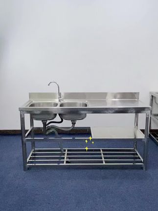 不锈钢台面一体水槽 源头工厂现货现发,户外室内可用#厨房必备神器 #好物推荐🔥 #厨房好物 #洗菜盆 #不锈钢水槽
