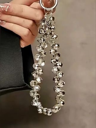 奢华水滴手机壳挂绳链条高级感手机壳手链水钻珠链手工链手腕款女#水滴手机壳挂绳 #挂绳链条 #手机壳手链 #水钻珠链