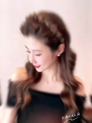 #甜美发箍##气质发型