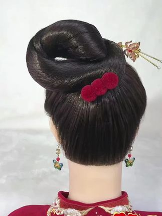#精致中国🇨🇳风#姐妹#盘发美学#发型