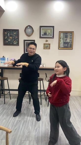 和爸爸一起“哈达”一下#全网都在跳这个舞