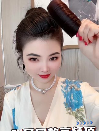 #高颅顶隐形蓬松发垫#增加发量提升气质#头饰发饰 @DOU+小助手