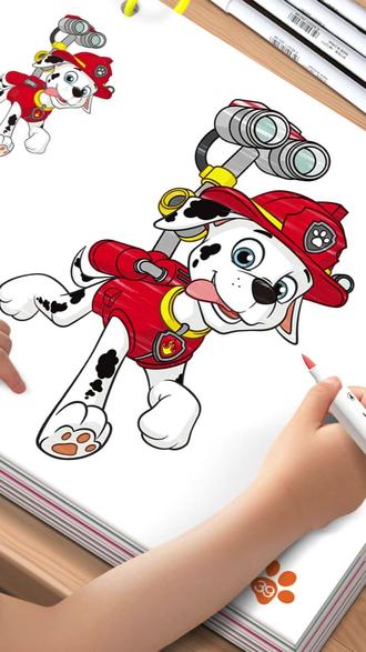 #汪汪队画画本 汪汪队画画本儿童马克笔涂色书3-6岁幼儿园阿奇画册涂颜色填充画
#儿童马克笔涂色书 #涂色书
