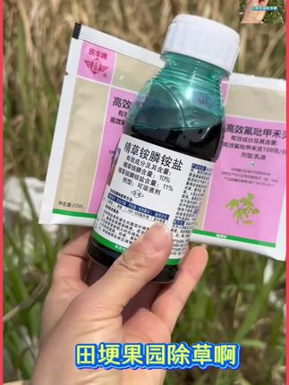 高效氟吡甲禾灵除芦苇游草牛筋草茅草烂根烂叶50袋55 元#高效氟吡甲禾灵#除芦苇#牛筋草怎么除 #除游草#牛筋草怎么除 田埂除草