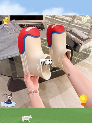 雨鞋开口笑学院风春夏新款防水防滑时尚短筒女士网红爆款厚底雨靴 #防滑雨鞋 #雨鞋 #雨靴 #厚底雨鞋 #好东西一起分享