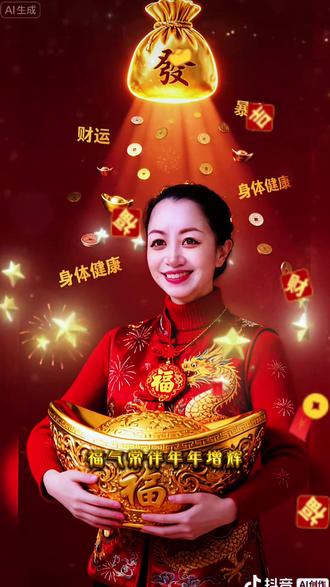 正月初三,纳福迎财,金马踏祥云,财运常进门,新的一年,愿你得偿所愿,万事皆顺意,好事接二连三到,幸福安康岁岁好!