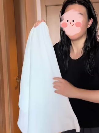 吸水性超强,天然植物纤维,不掉毛不掉絮!无异味!出门旅游必备!#好物推荐#好物种草 #浴巾 @DOU+小助手 @DOU+好生意