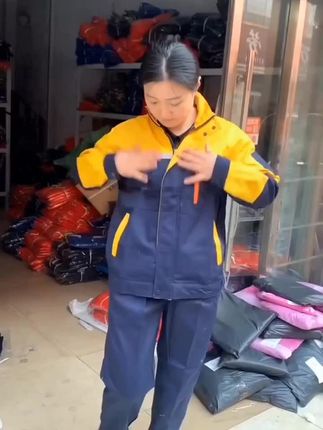 工作服男装春秋夏季薄款耐磨套装建筑透气薄款户外上衣定制劳保服#工作服#舒适透气#结实耐用#面料柔软舒适 #结实耐用