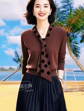 #谁穿谁漂亮 #减龄显瘦穿搭 #百搭上衣#穿出自信穿出美丽 #春秋穿搭