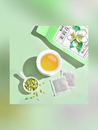 【大份量100包】茉莉花茶 绿茶清香花茶袋泡茶包花果茶冷泡茶冲饮料#养生茶 #茶文化 #茉莉花茶 #绿茶清香花茶 #茶包