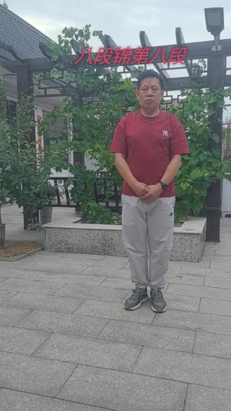 李在峰老师八段锦跟练#太极#八段锦#健身运动 #每天坚持锻炼